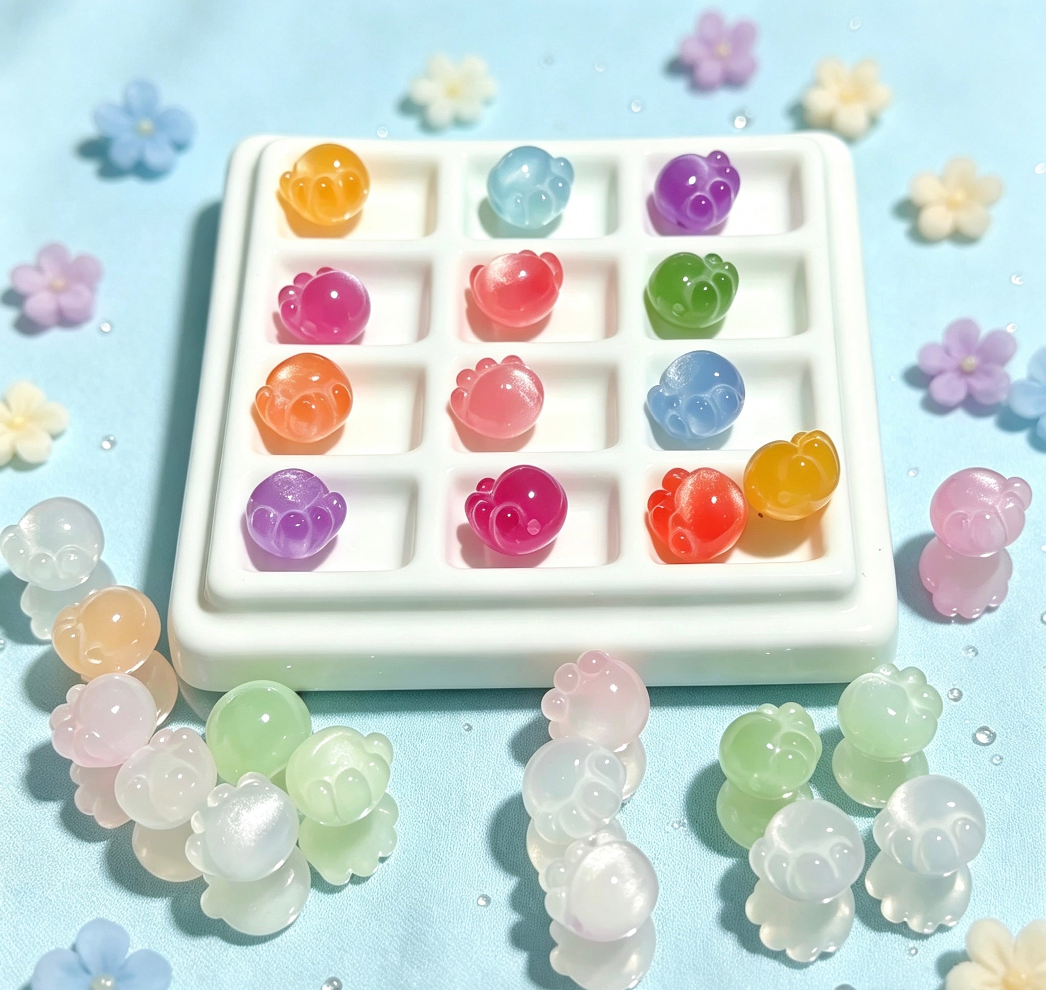 太陽で色変わる、キラキラ🌟キャッツアイ普段使いに最適！