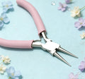 ピンク手芸ペンチ DIYアクセサリー工具